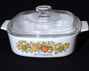 CORNING WARE ブルー コーンフラワー P332B ローストパン 2クォート