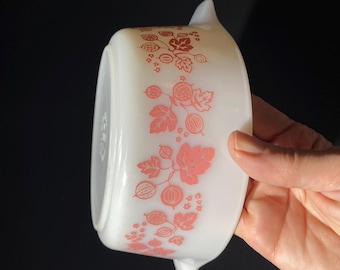 パイレックス ピンク グーズベリー キャセロール皿 3点セット 蓋付き