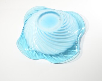 フェントン ボンボン キャンディディッシュボウル ブルーオパール