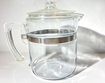Pyrex Glass Flame Ware 4 Cup Stove Top Tea Pot 7754-B Base ONLY - Etsy