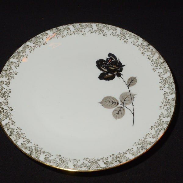 Limoges Plates Gold Rim Rose - Etsy