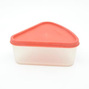 Boite, poubelle d'évier triangulaire Tupperware orange – Madame Chine