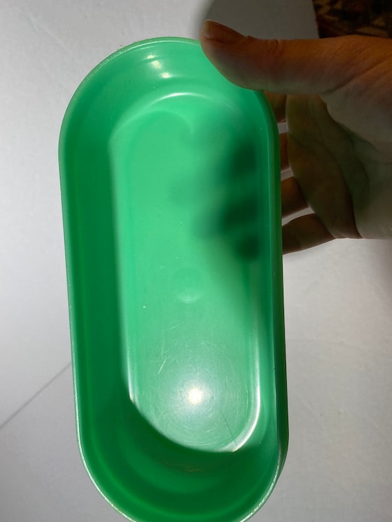 Vintage Tupperware Green 2 Piece Cheese Grater Container