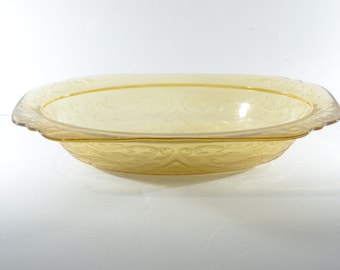 ヴィンテージ インディアナ フェデラル グラス マドリッド アンバー