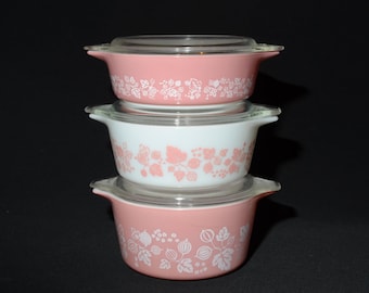 ヴィンテージ PYREX 471 ブルーストライプ バーコード シンデレラ