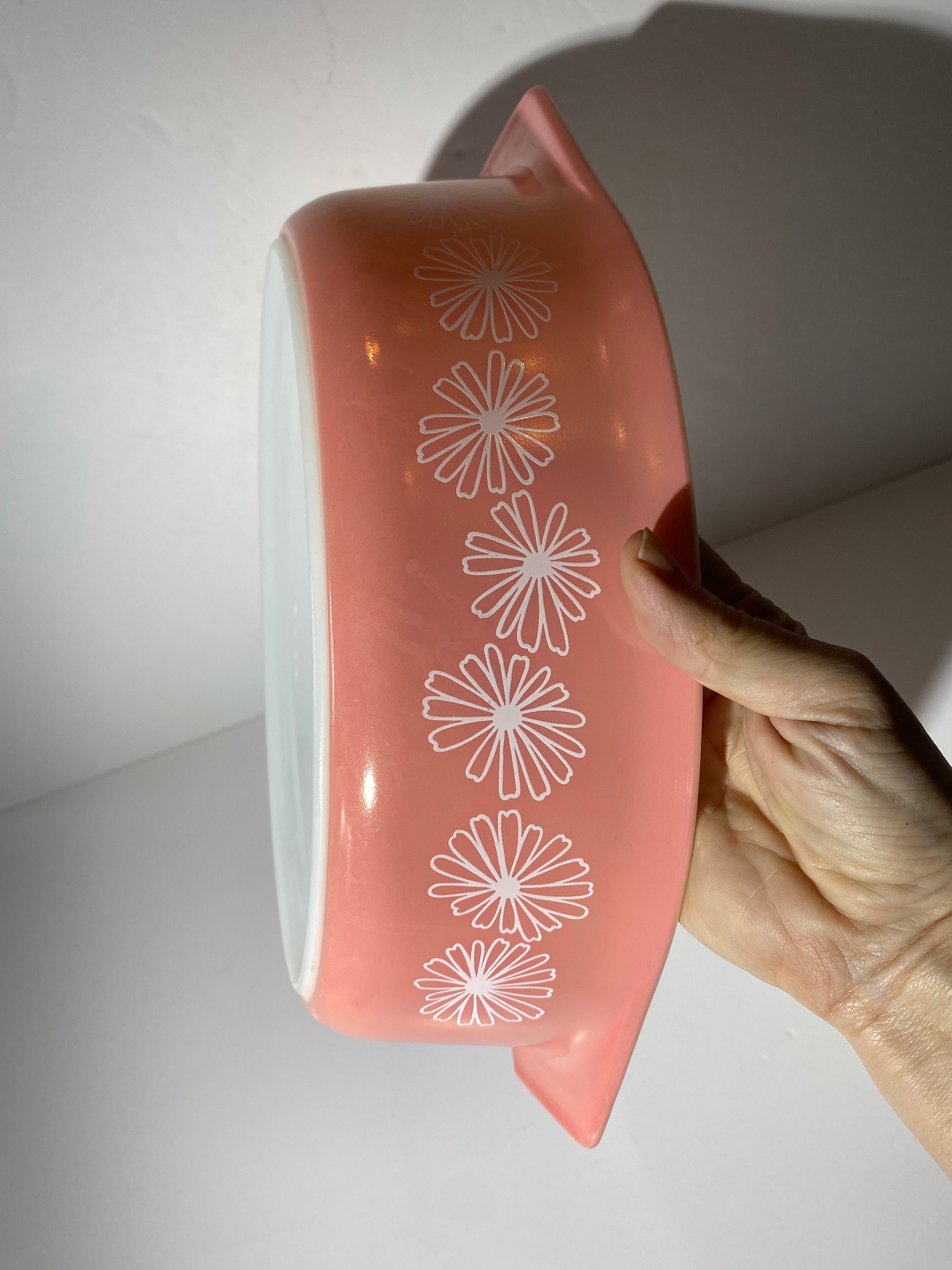 PYREX ピンクデイジーキャセロール 2 1/2クォート (Qt) 045 蓋