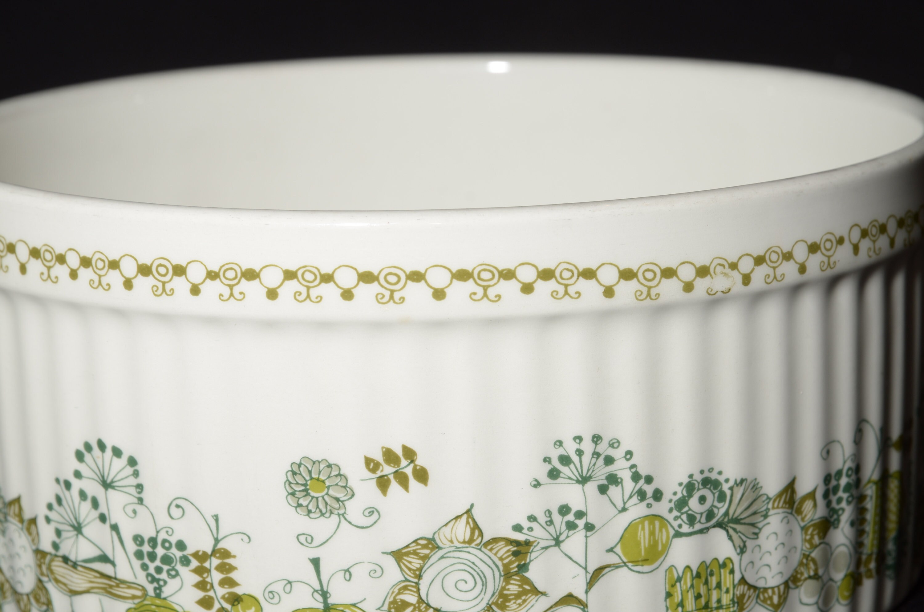 Norway Figgjo Green Market Large Baking Dish Casserole Serving