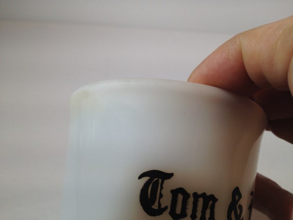 Set of 4 Mckee 1950s Tom and Jerry Mug Handled Blacklettering