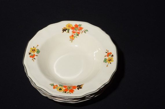 イギリスアンティーク Alfred Meakin バラ柄 ボウル２４cm English Alfred Meakin England, Brown Ironstone Pitcher and Bowl in