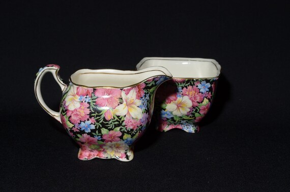 Vintage Chintz Creamer Du Berry (RB) Vintage Chintz Creamer Du Berry (RB)