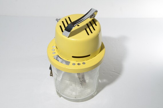 Batidor eléctrico batidor eléctrico vaso de vidrio Etsy