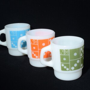Fire King Domino Mug - Etsy