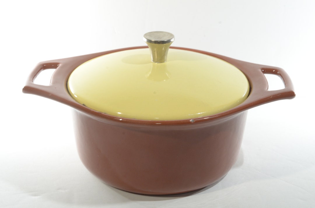 L'islet Enameled Cast Iron No 5 Individual 6 Inches Casserole Lidded