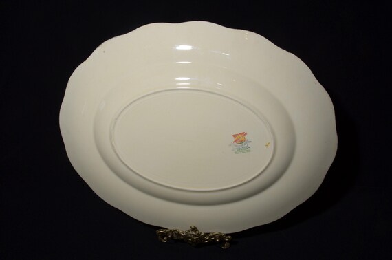 ALFRED MEAKIN Marigold Densby Bone China Platter 14 Inches Serving