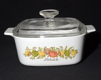 CORNING WARE ヴィンテージ ブルー コーンフラワー キャセロール