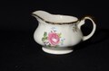 Grindley Cream Petal creamer Fragrant rose ironstone vintage Staffordshire England petalware pink rose 22Kt gold