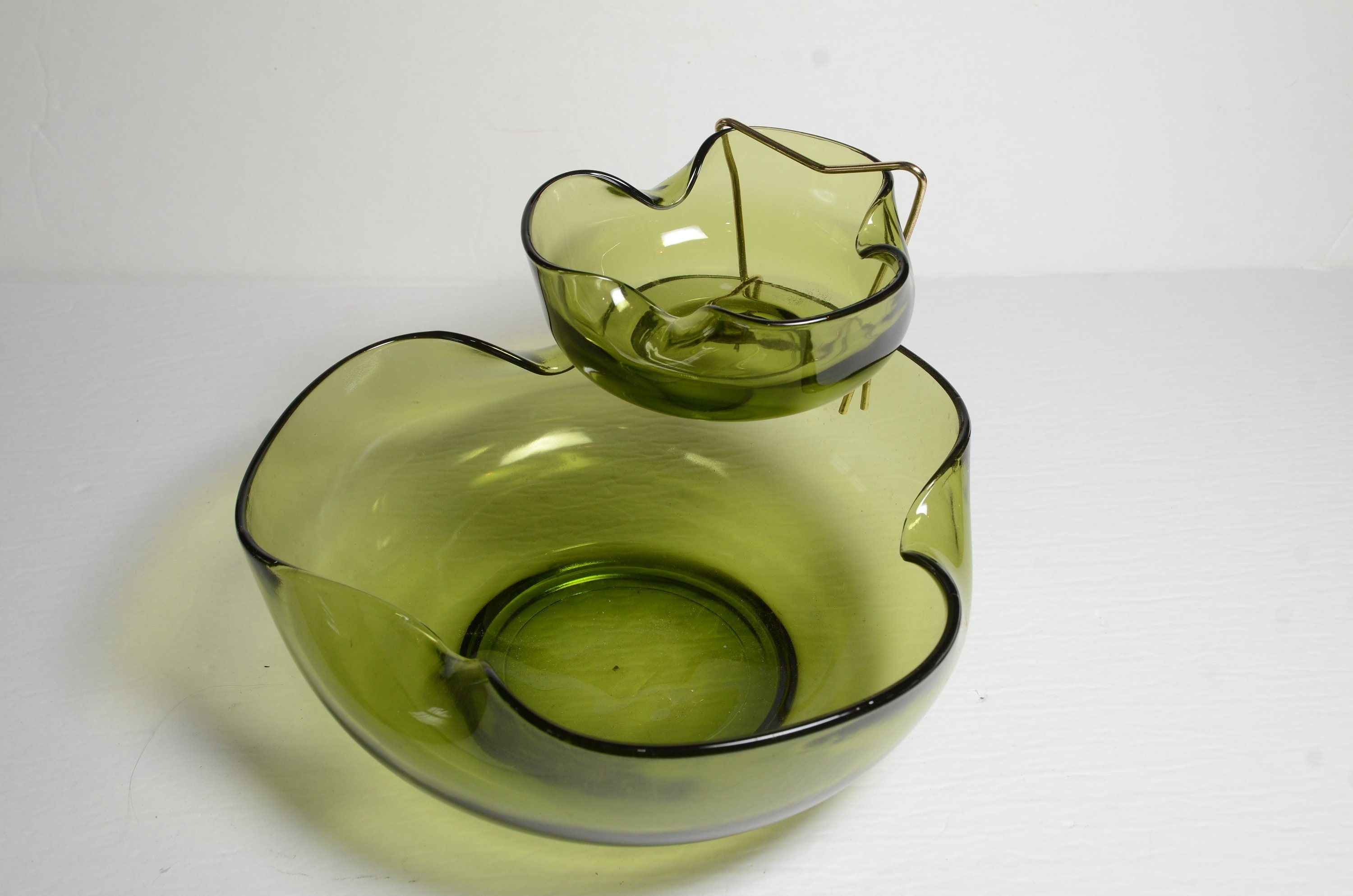 Bowls Dining & Serving Chip n dip Avocado green bowls Home & Living
