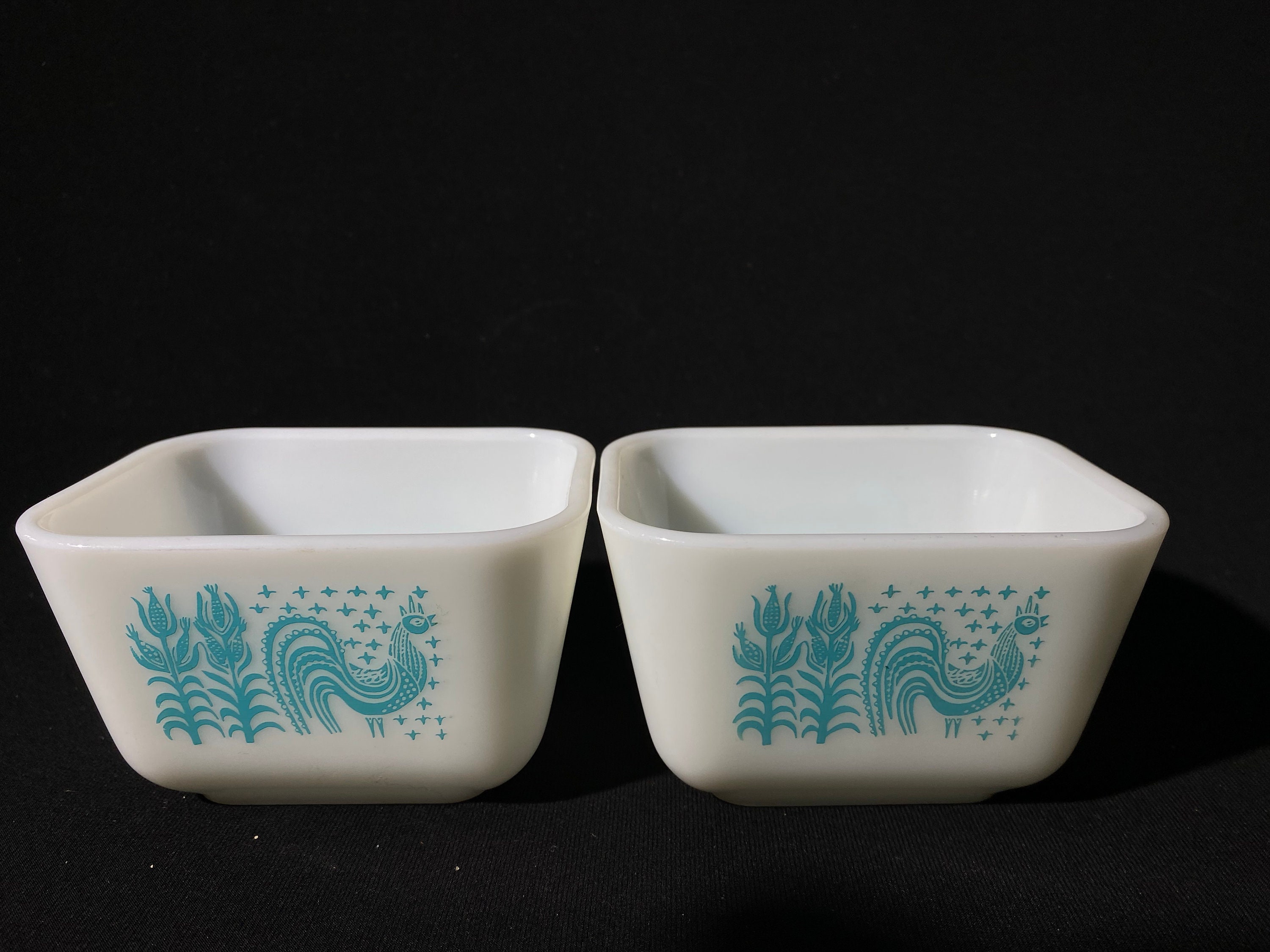 PYREX アーミッシュ バタープリント フルセット 冷蔵庫 蓋付き