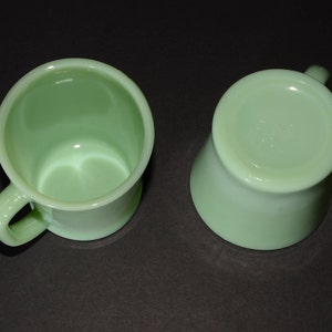 Set of 2 FIRE KING Jadeite Coffee Cups Collectible Fire King - Etsy
