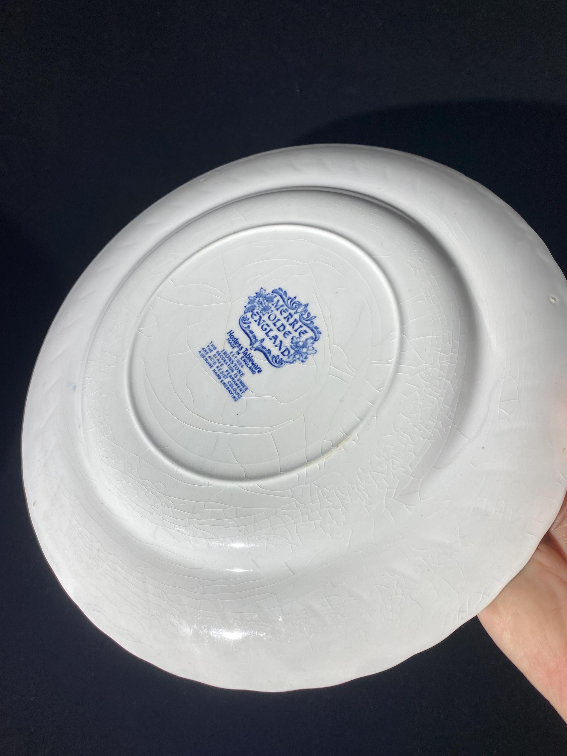 Set of 2 Merrie Olde England Dinner Plate 10 Inches by British