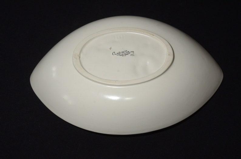 Vintage Carlton Ware Ivory Oval Shaped Boat Bowl Serving Dish Gray ...