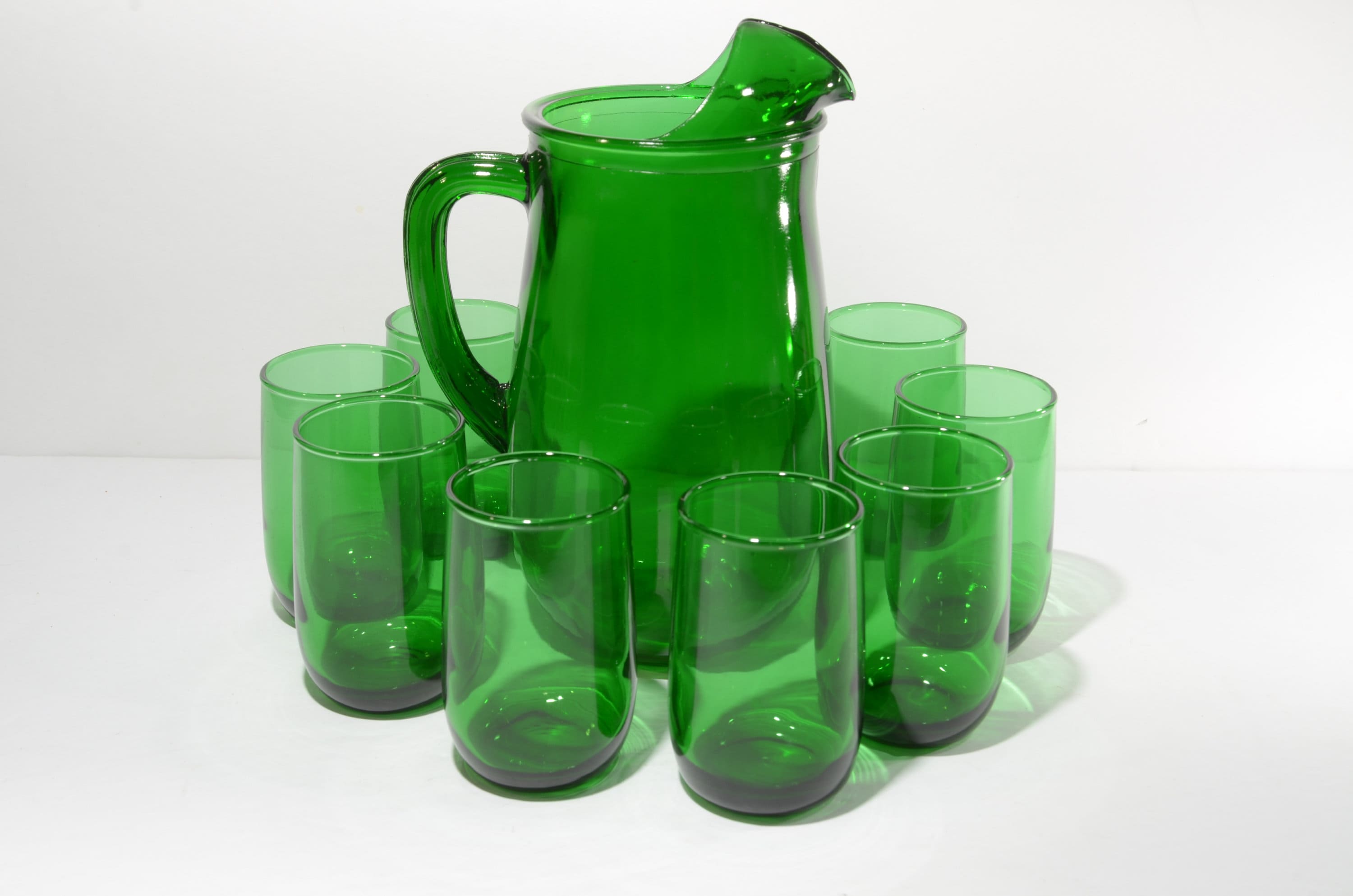 Vintage emerald green pitcher - Etsy 日本