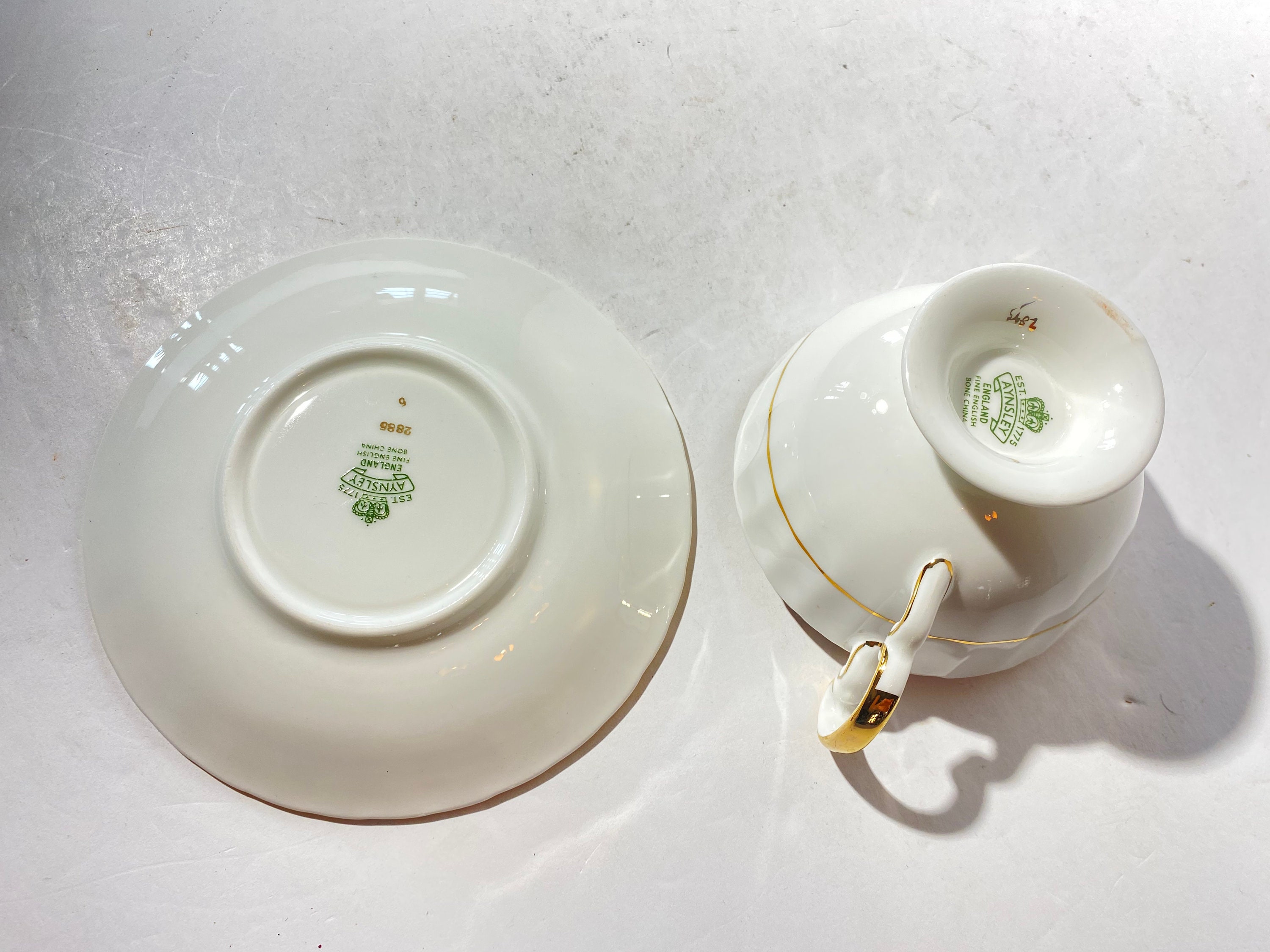 Aynsley China - ハインリッヒ  ババリア　スタキャードフラワー　2トリオセット Aynsley China - ハインリッヒ ババリア スタキャードフラワー 2