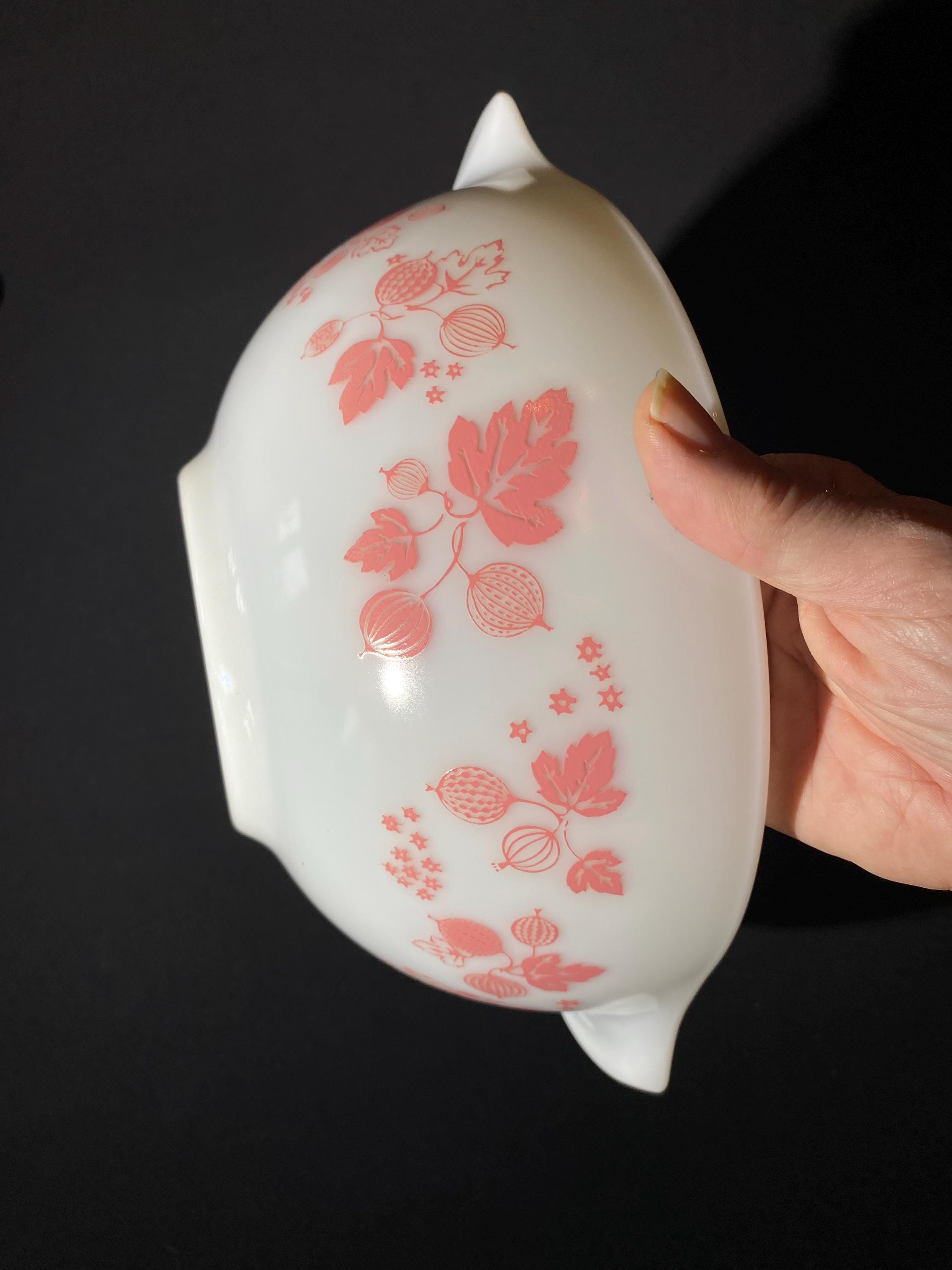 PYREX Gooseberry Set of 4 Cinderella Pink Nesting Bowls 441 to 444
