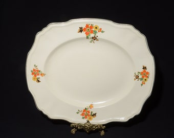 Alfred Meakin Poppy oval platter. Royal Marigold ironstone Alfred Meakin Poppy oval platter. Royal Marigold ironstone