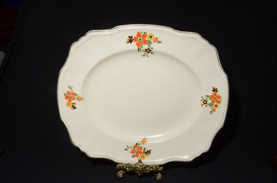 ALFRED MEAKIN Royal Marigold Bone China Large Tray Platter 14 1/2