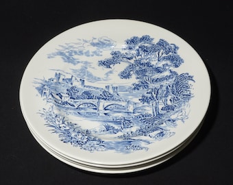 Set of 2 Merrie Olde England Dinner Plate 10 Inches by British