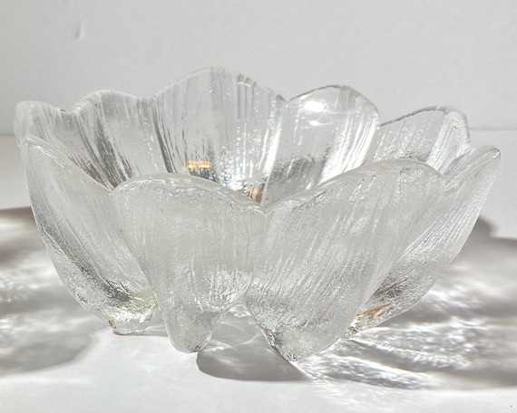 SALE‼️ウィストミンスター クリスタルアート 94×44cm Vintage Kosta Boda Mats Jonasson Monet Water Lily Crystal Bowl