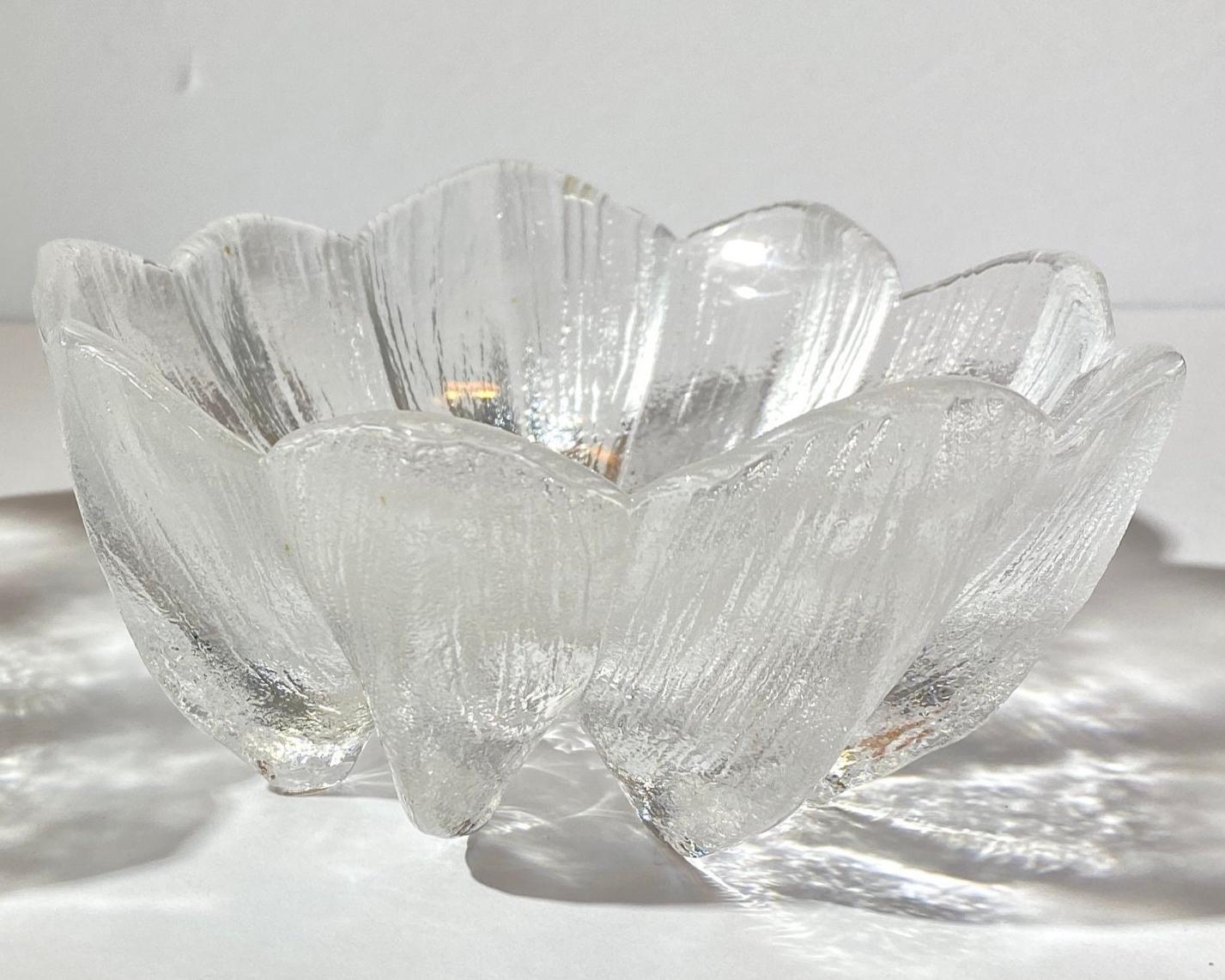SALE‼️ウィストミンスター クリスタルアート 94×44cm Vintage Kosta Boda Mats Jonasson Monet Water Lily Crystal Bowl