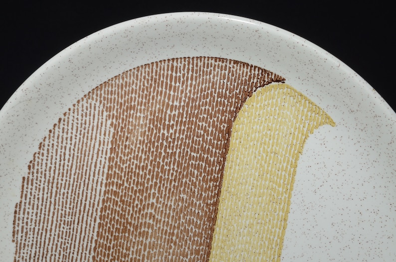 Retro BILTONS Ironstone Tableware Round Platter Serving Plate Speckled ...
