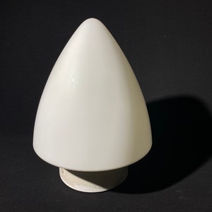 Vintage milk Glass Light Globe Ceiling scone with fixture white globe