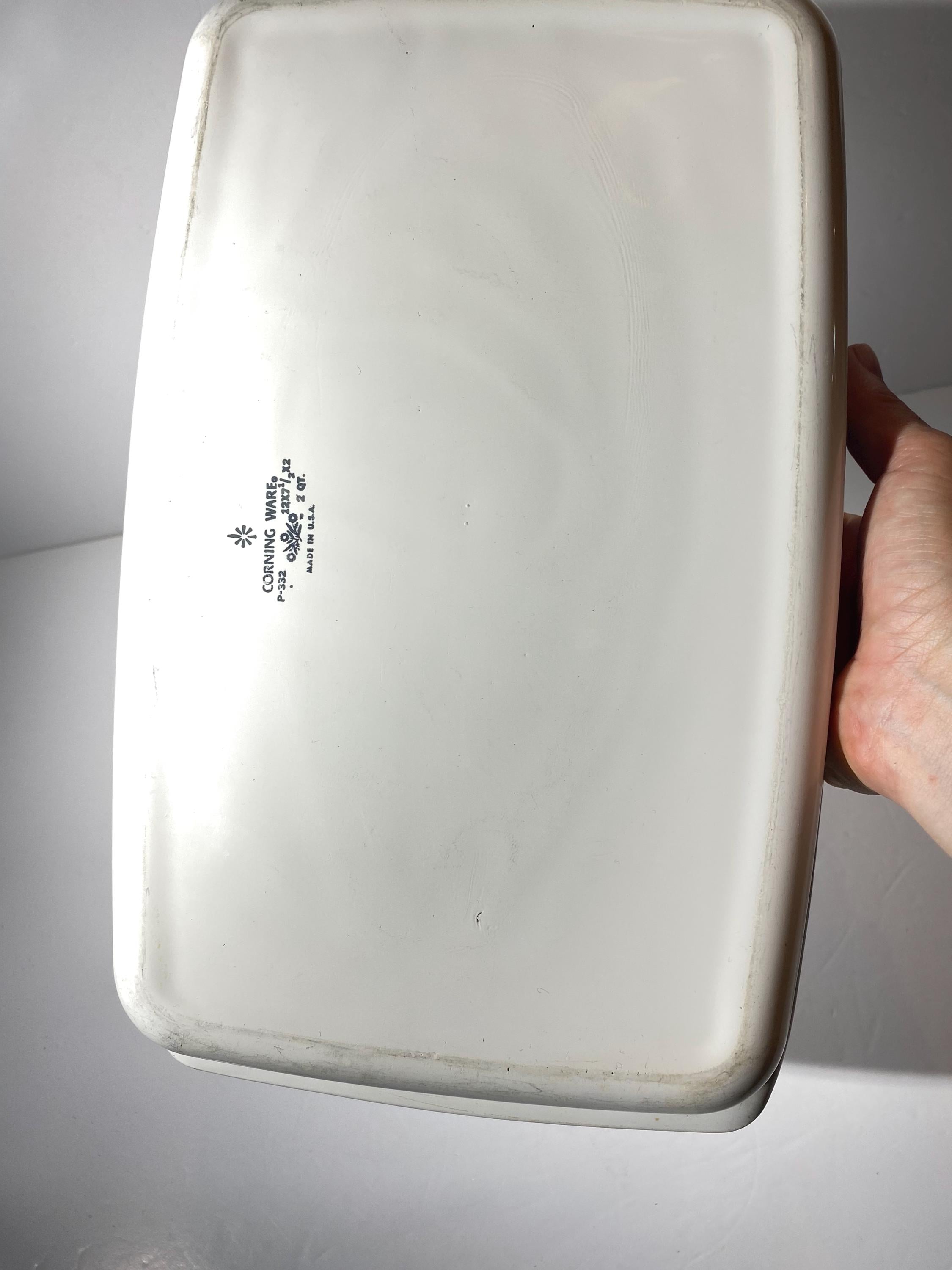 CORNING WARE ブルー コーンフラワー ローストパン 2クォート 長方形