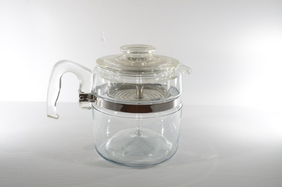 PYREX Flameware 6 Cup Glass Coffee Pot Coffee Percolator All Parts