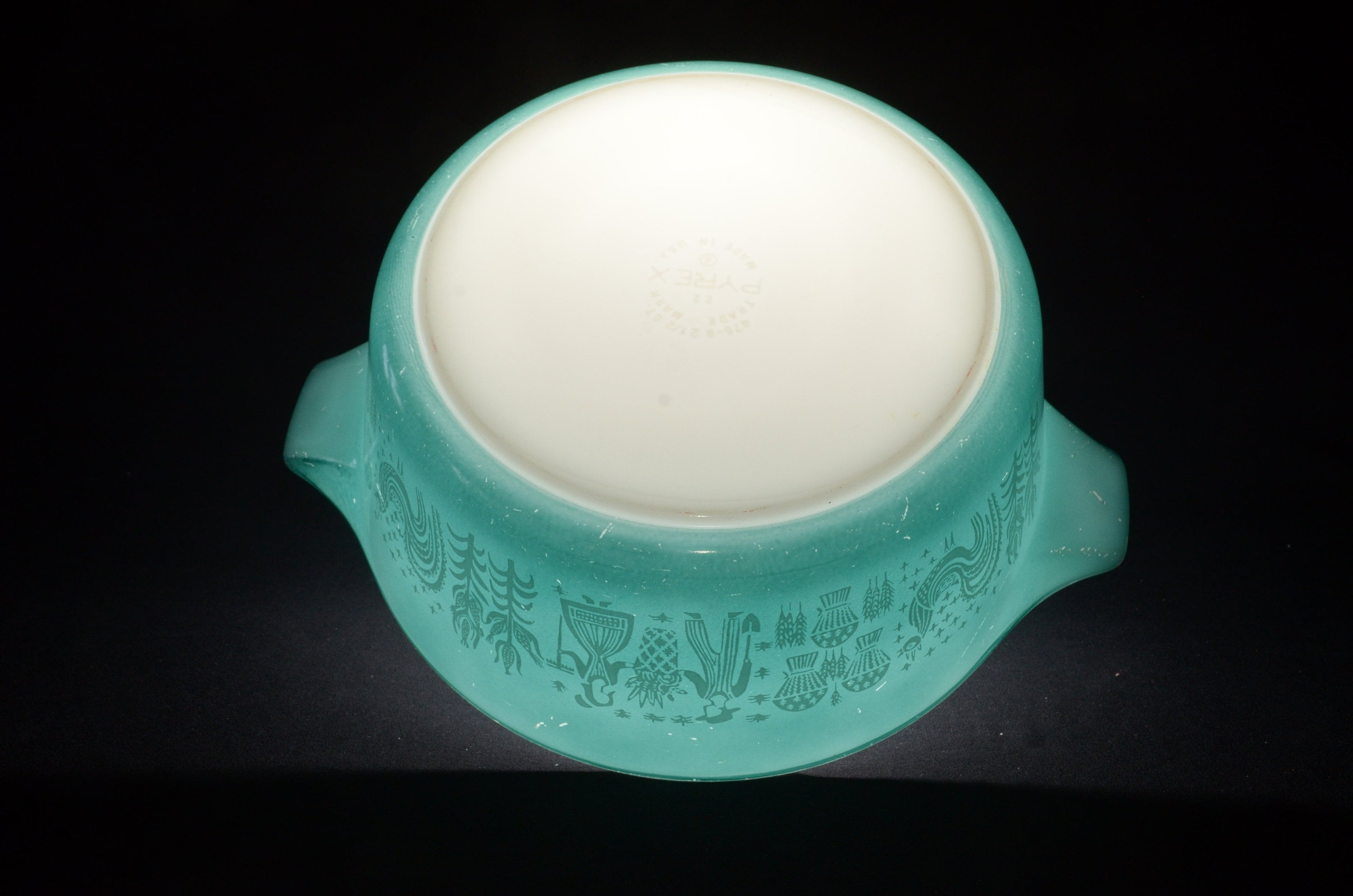 PYREX アーミッシュ バタープリント シンデレラ キャセロール皿セット