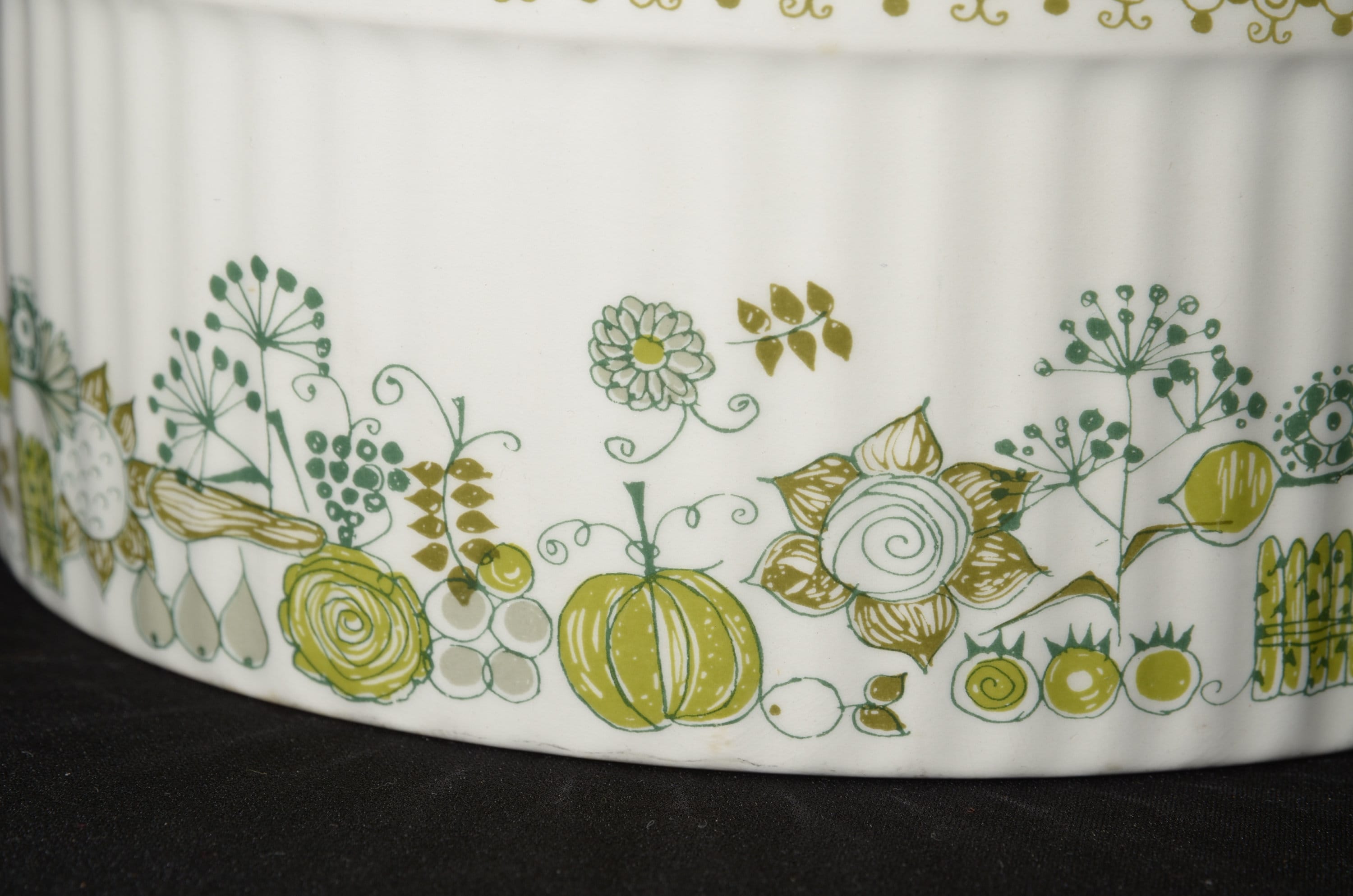 Norway Figgjo Green Market Large Baking Dish Casserole Serving