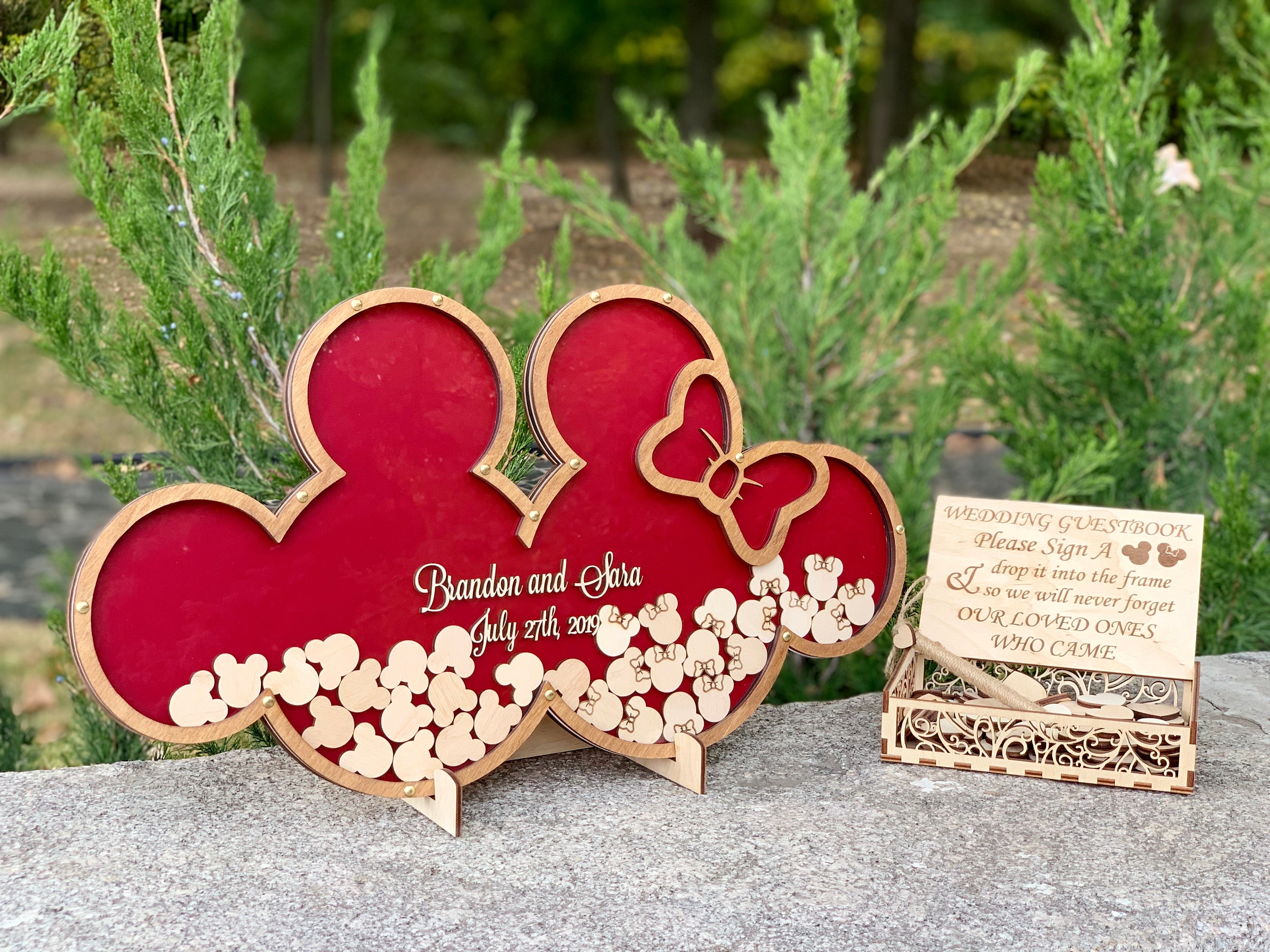 Disney Fan Wedding Guestbook Wedding Guestbook Disney Guest Etsy