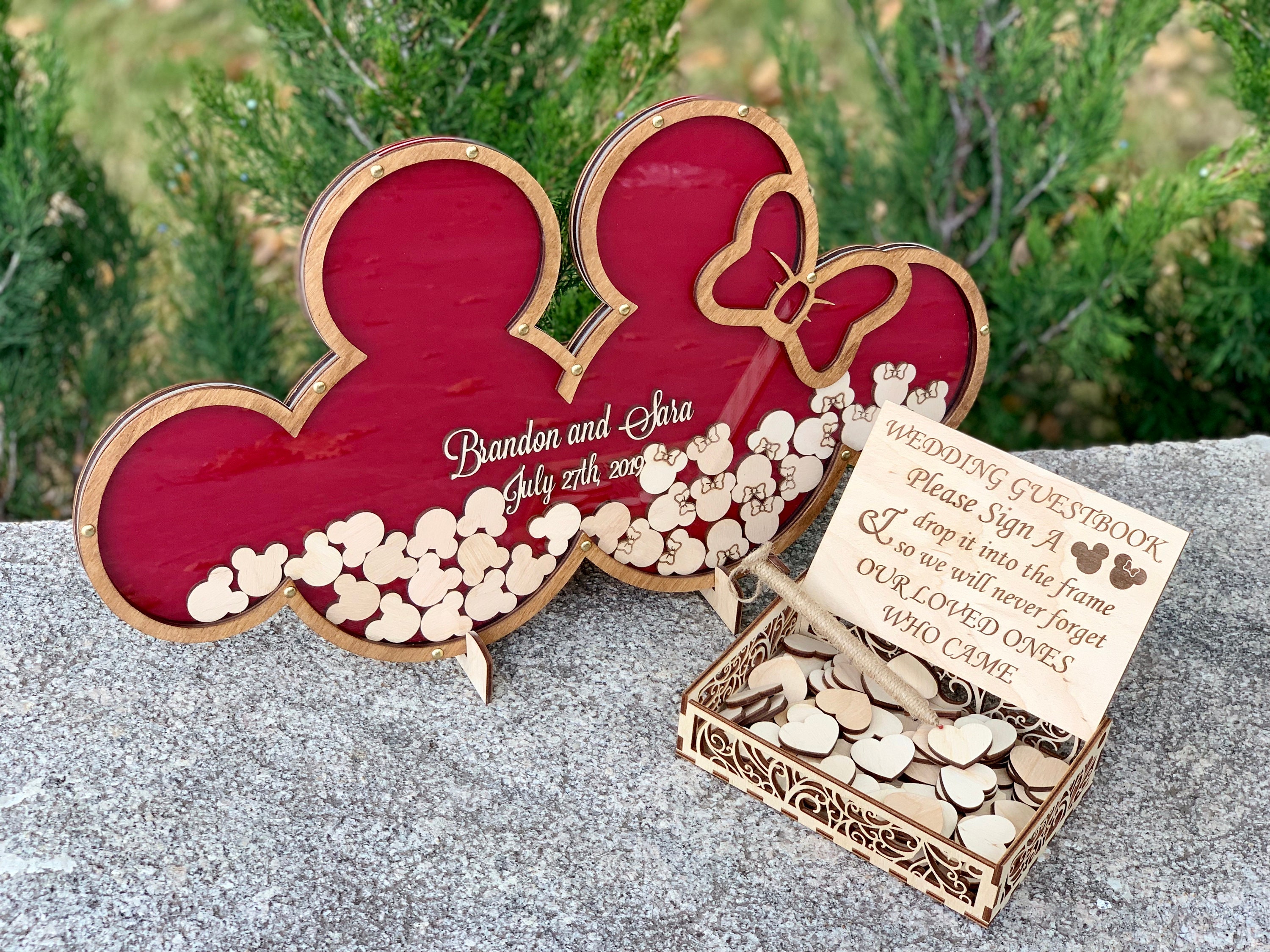 Disney Fan Wedding Guestbook Wedding Guestbook Disney Guest Etsy