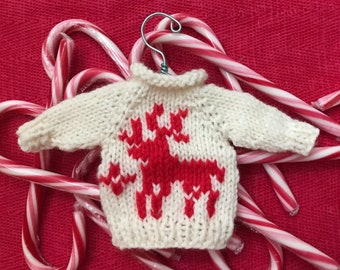 Mini Sweater Christmas Ornament