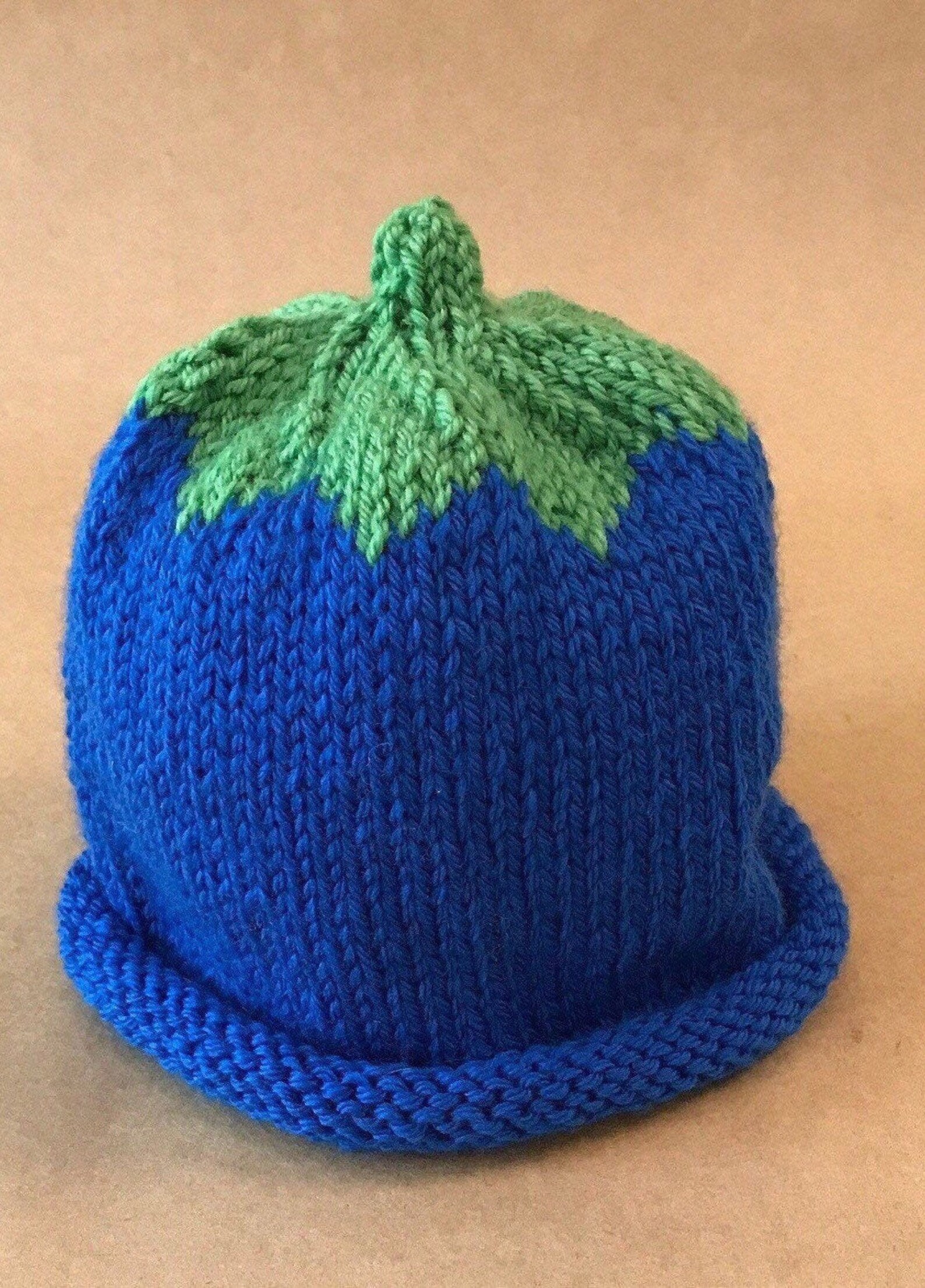 Maine Blueberry Baby Hat 3 to 6 Month Size Etsy