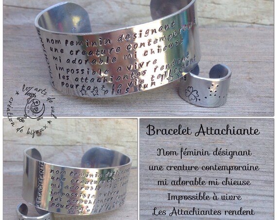 Large Bracelet "Attachiante " Collection BE YOU