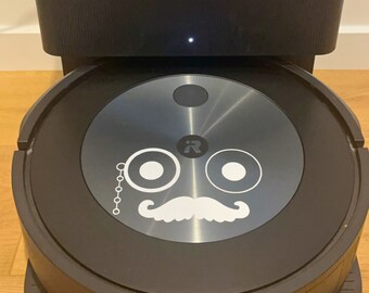 Butler Robot Vacuum Vinyl Decal, Eye Stickers