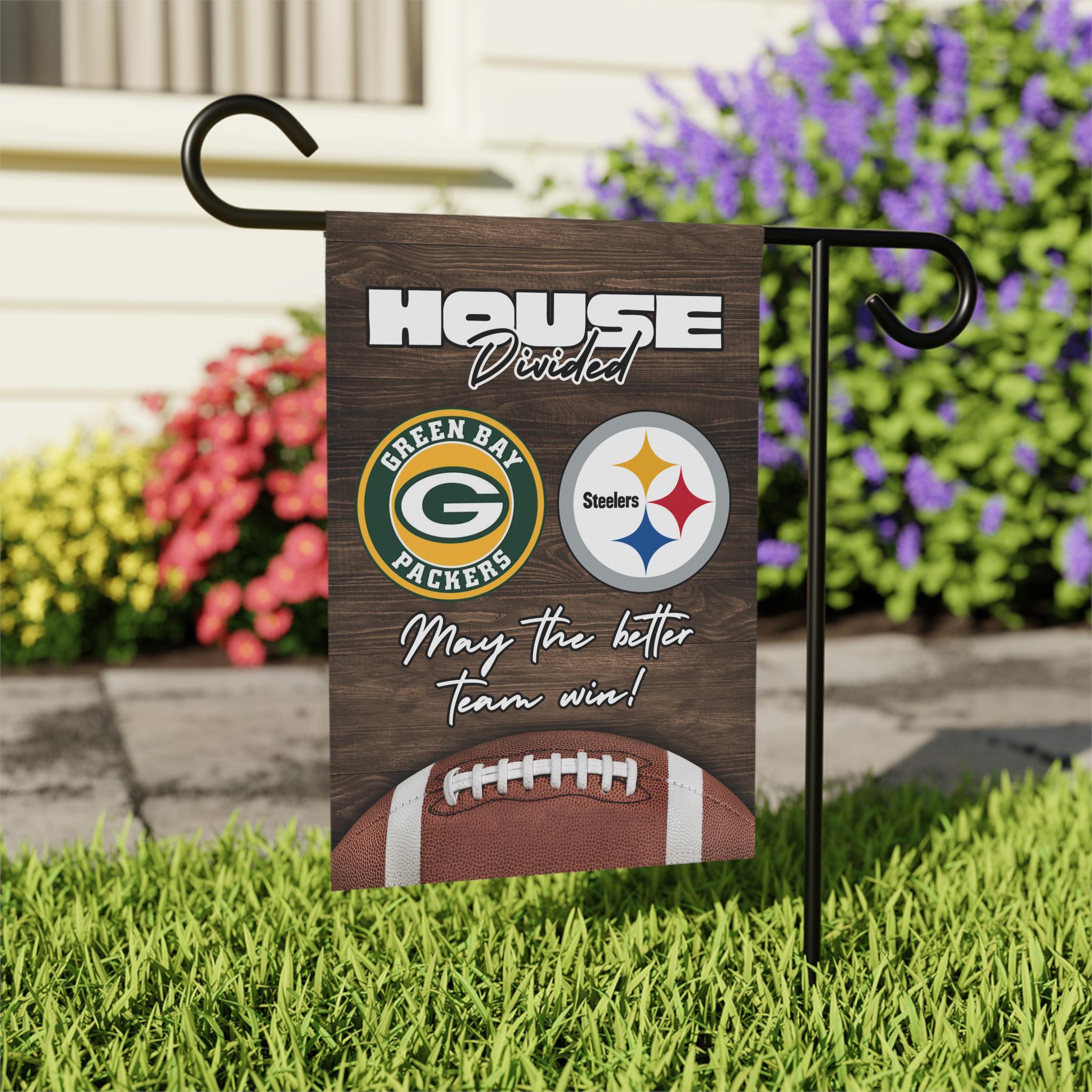 Wincraft Nfl Bandera Green Bay Packers Para Jardín - Decoración Oficial NFL - Doble Cara - 31.75x45.72 Cm Decoración Jardín Equipos Nfl