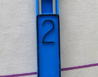 Perlac 2mm aluminum knitting needles
