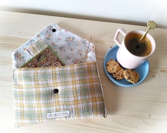 Bolsa para libros, funda para libros, protector de libros y marcapáginas a juego, funda para historial médico veterinario, bolsa acolchada para bebés