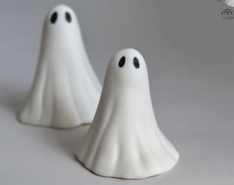 Original Spooky Ghost Sculpture Ceramic Classic Matte White