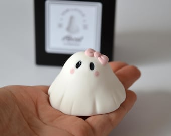 Spooky Squishboo Ghost Sculpture Ceramic